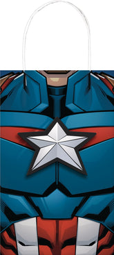 Marvel Avengers Customizable Kraft Favor Bags Kit - 8 Pack